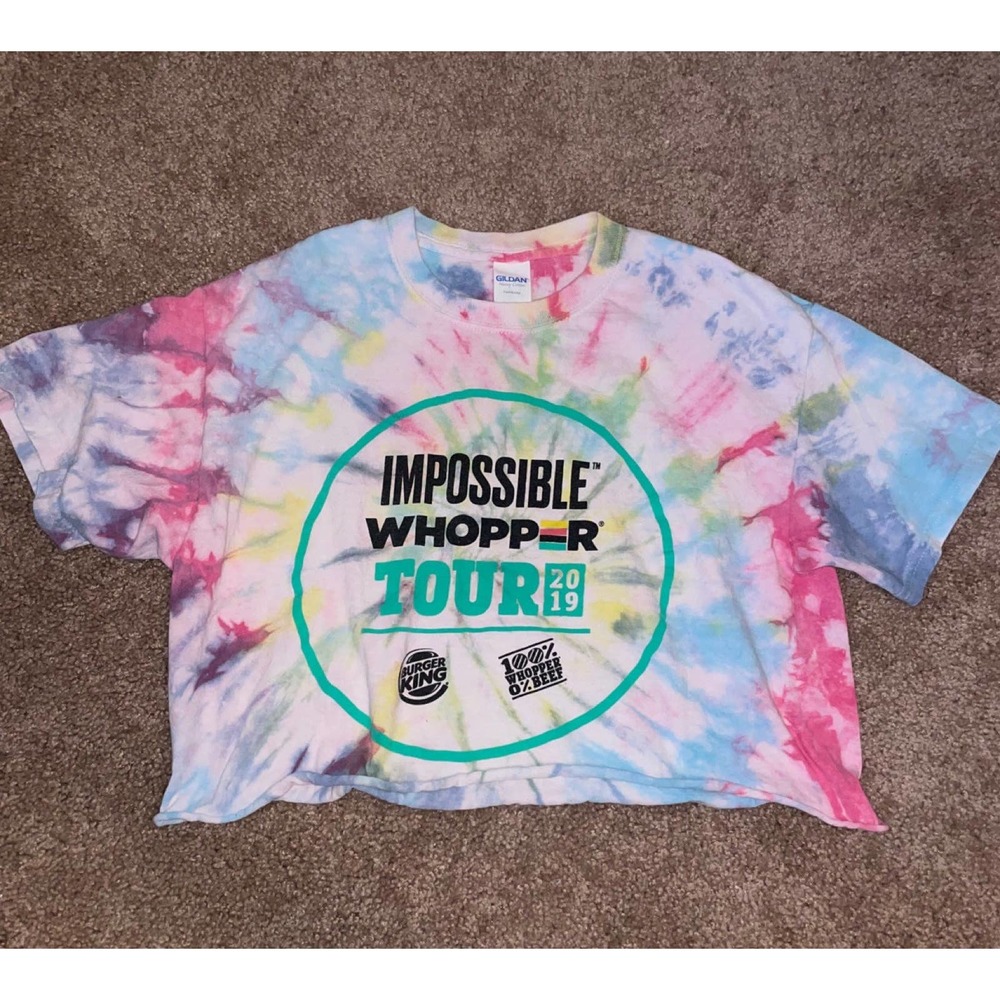 Juniors Crop Top Tee (M)